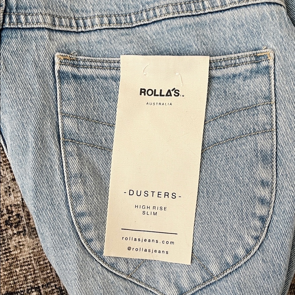 ROLLA'S Light Blue Straight Leg Jeans
